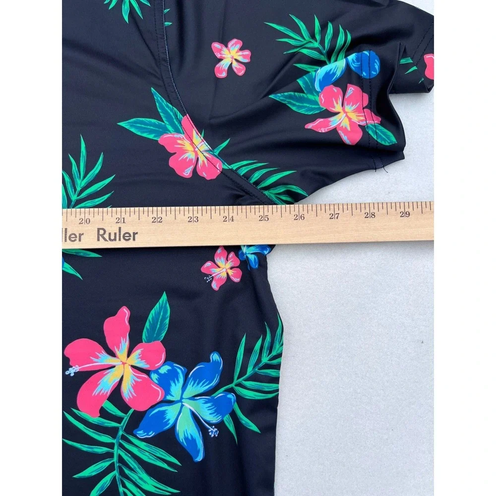 Chubbies The Electric Flowers Performance Polo Shirt‎ Mens XXL Floral Print